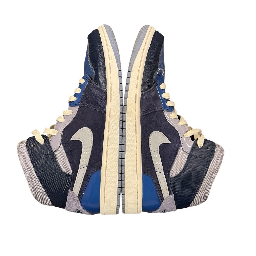 NIKE Air Jordan 1 Mid SE Craft Obsidian DR8868-400 Basketball Mens Size 7.5 - Picture 8 of 13